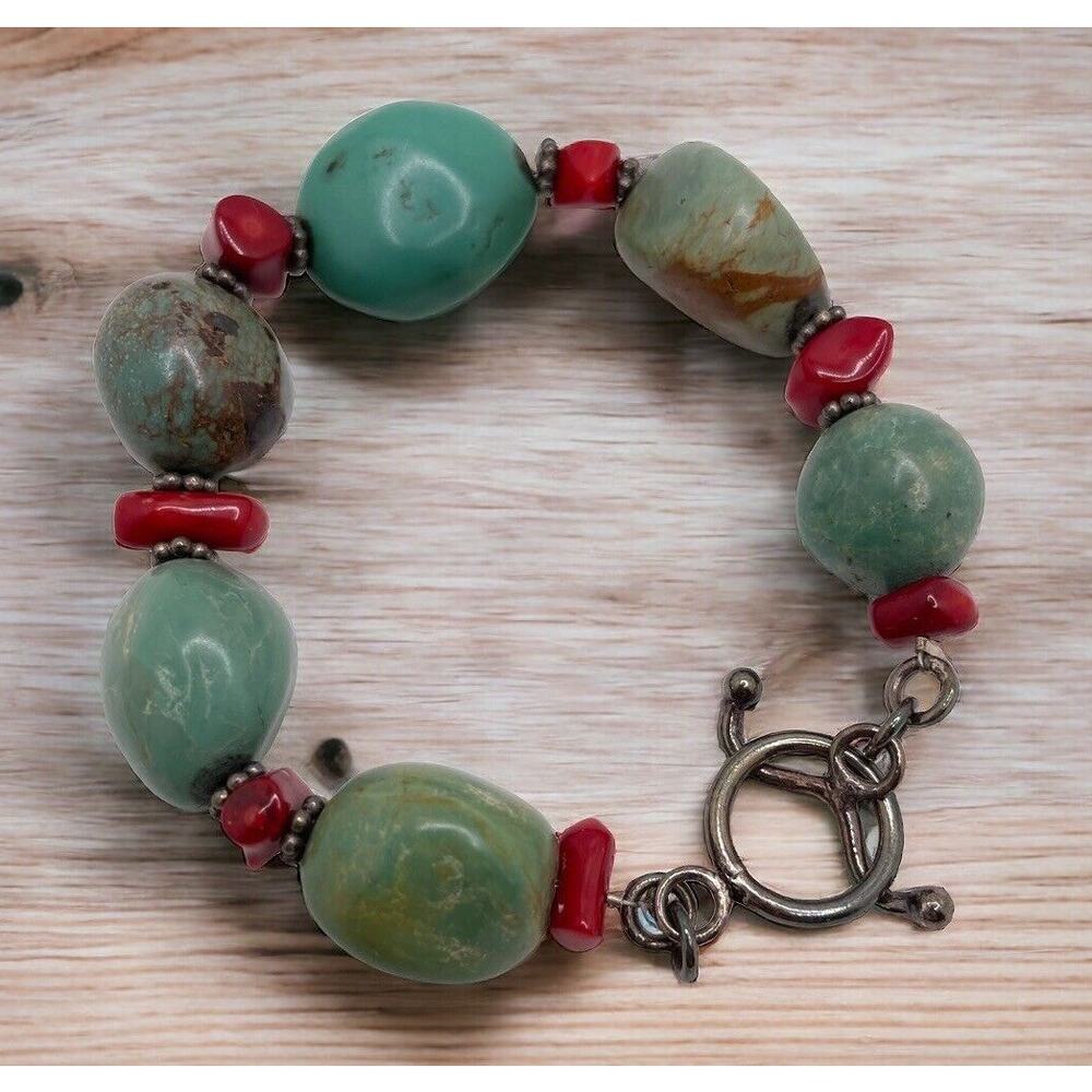 Turquoise Nugget Stone Bracelet